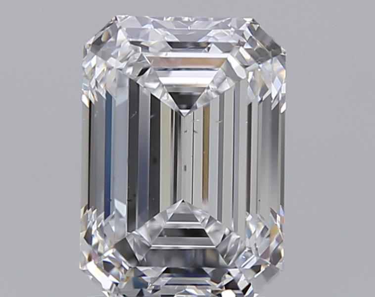 2 CaratD-SI1 - Cut Emerald Diamond