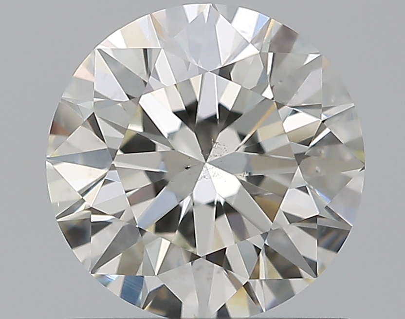 1.02 CaratJ-SI1 EX Cut Round Diamond