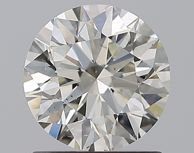 0.9 CaratJ-SI2 EX Cut Round Diamond