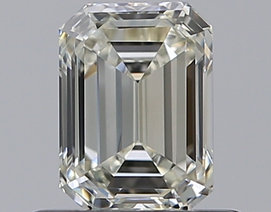 0.59 CaratL-VS1 - Cut Emerald Diamond