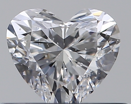 0.39 CaratD-SI2 - Cut Heart Diamond