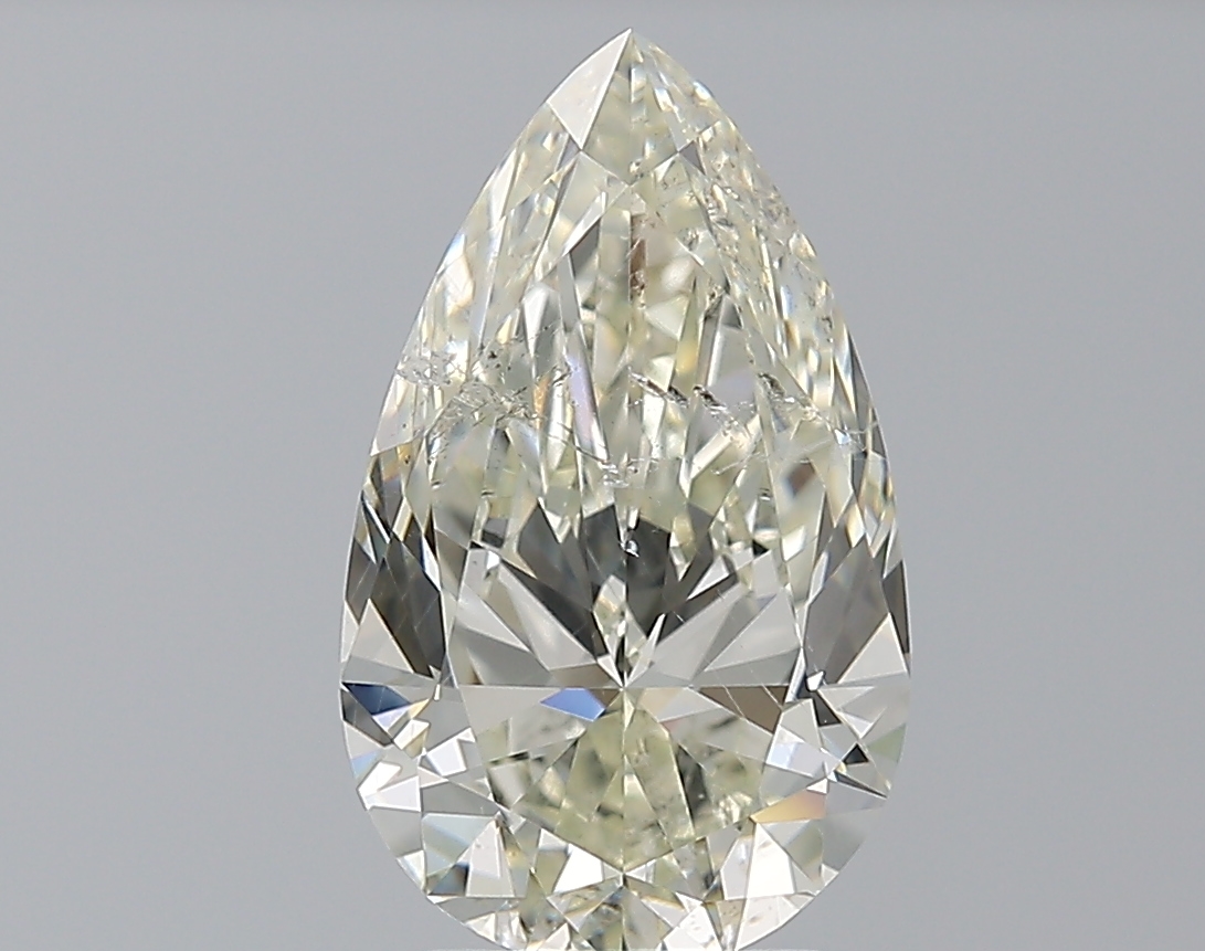 3 CaratJ-SI2 - Cut Pear Diamond
