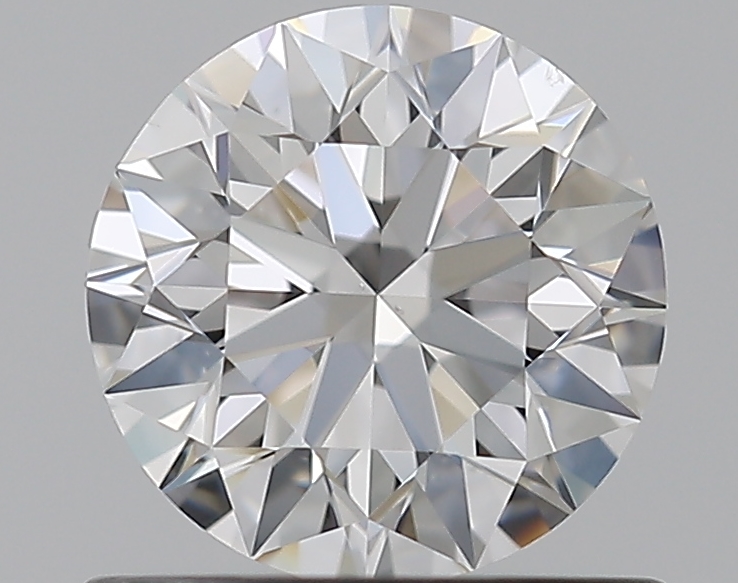 0.76 CaratE-VS2 EX Cut Round Diamond