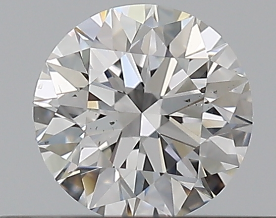 0.32 CaratF-SI1 EX Cut Round Diamond