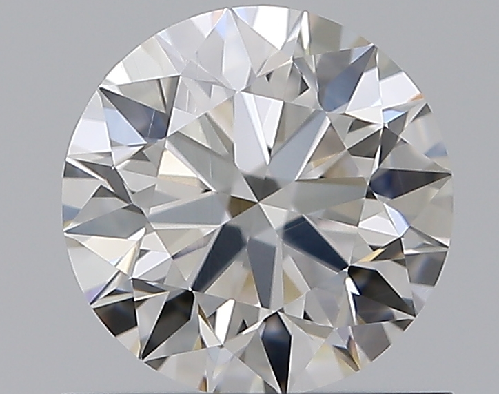0.76 CaratJ-VVS1 EX Cut Round Diamond