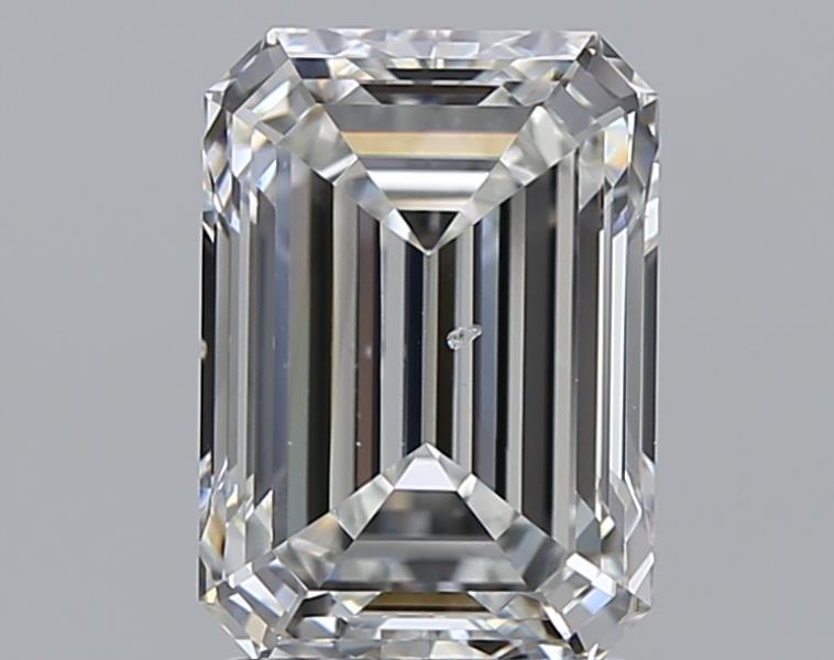 2 CaratG-SI2 - Cut Emerald Diamond