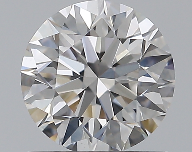 0.77 CaratF-VS2 EX Cut Round Diamond