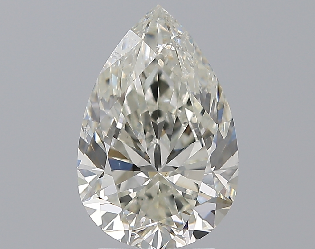 3.01 CaratJ-SI2 - Cut Pear Diamond