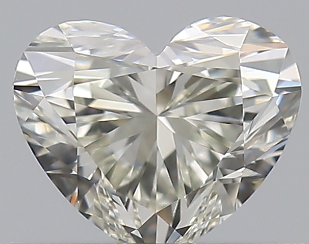 0.5 CaratK-VVS1 - Cut Heart Diamond