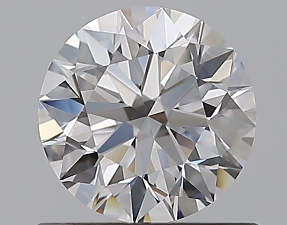 0.58 CaratD-VVS1 EX Cut Round Diamond
