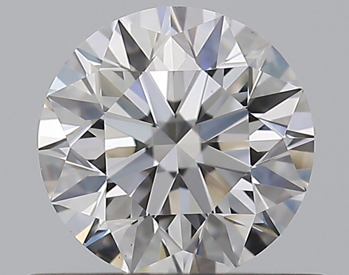 0.59 CaratD-VS1 EX Cut Round Diamond