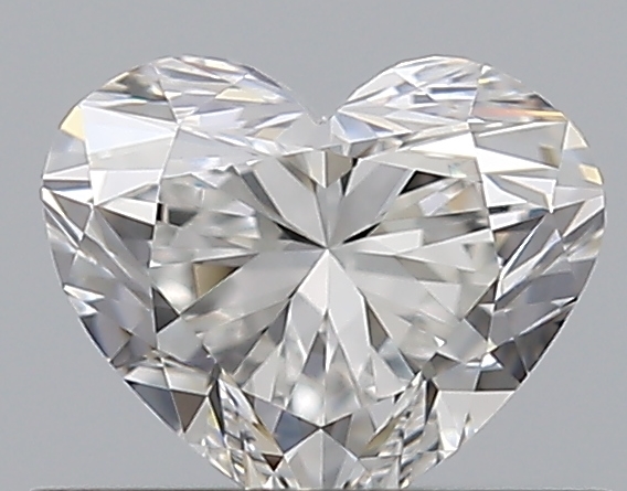 0.5 CaratF-VVS1 - Cut Heart Diamond