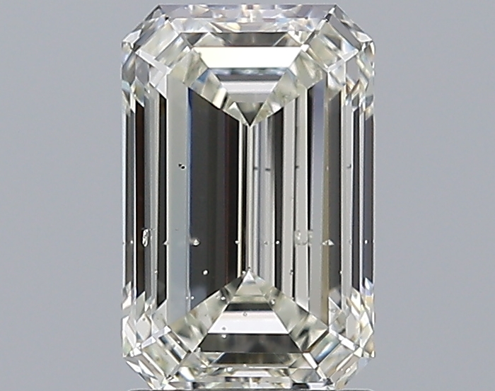 2 CaratK-SI2 - Cut Emerald Diamond