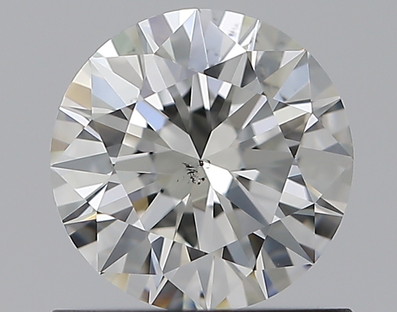 0.77 CaratJ-SI1 EX Cut Round Diamond