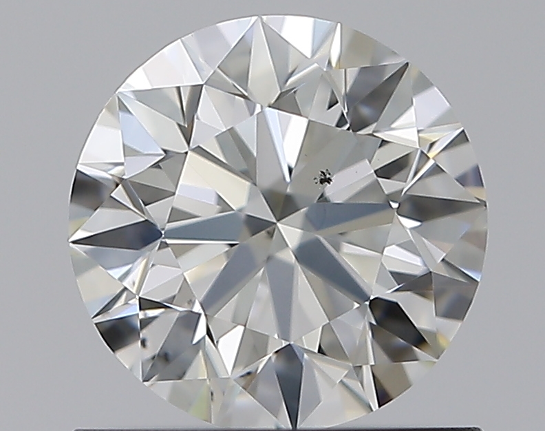 0.83 CaratJ-SI1 EX Cut Round Diamond