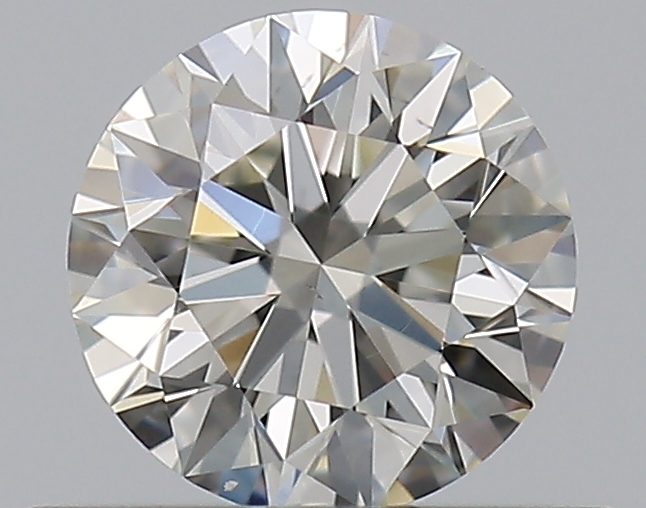 0.48 CaratJ-VS2 EX Cut Round Diamond