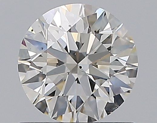 0.83 CaratJ-SI1 EX Cut Round Diamond