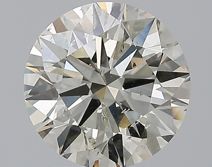 2.3 CaratJ-SI2 EX Cut Round Diamond