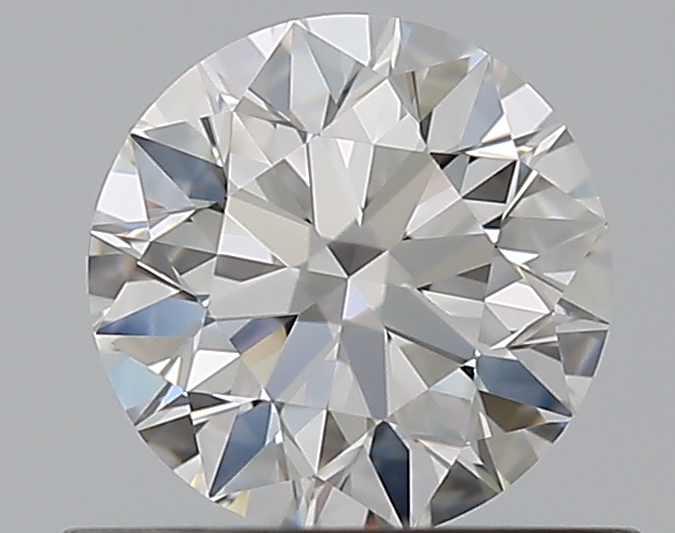 0.58 CaratF-VVS1 EX Cut Round Diamond