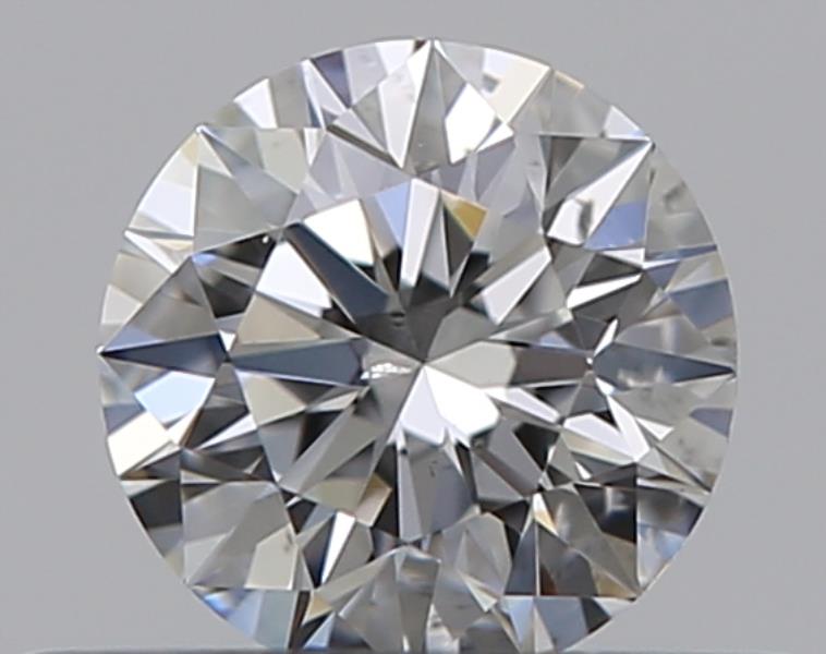 0.3 CaratF-SI2 EX Cut Round Diamond