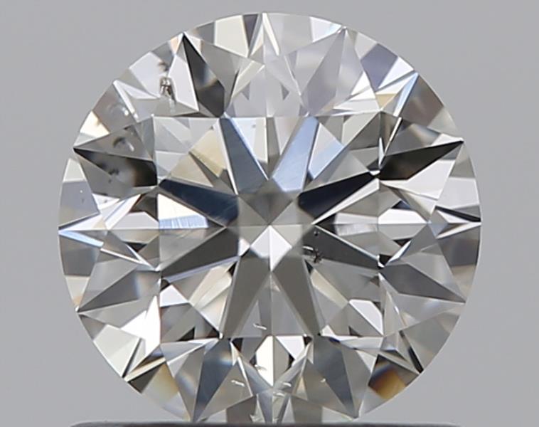 0.72 CaratJ-SI2 EX Cut Round Diamond