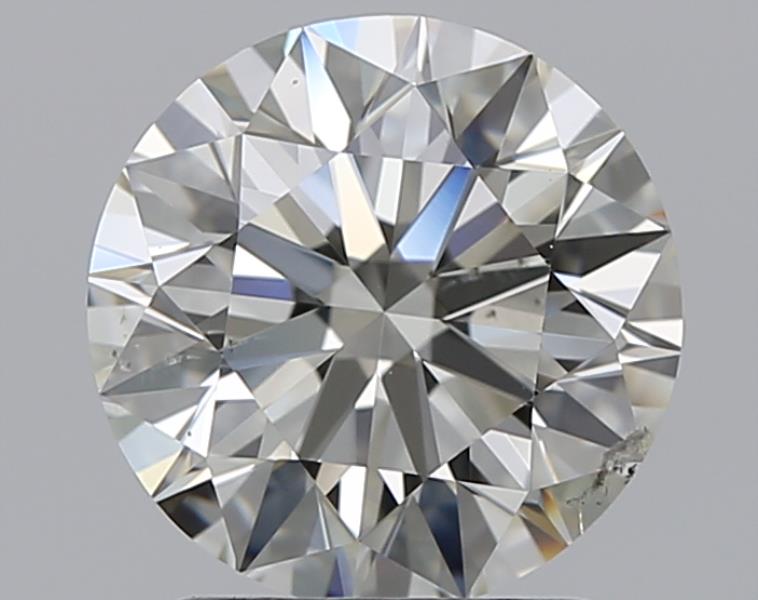 1.71 CaratK-SI1 EX Cut Round Diamond