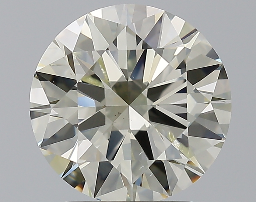 2.5 CaratM-SI2 EX Cut Round Diamond