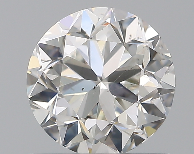 0.76 CaratG-SI1 EX Cut Round Diamond