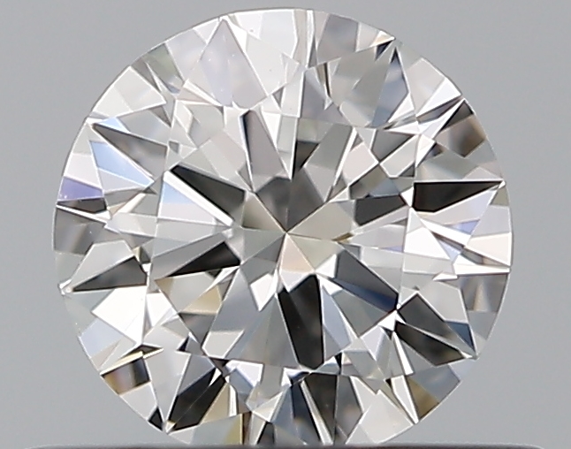 0.42 CaratF-VVS1 EX Cut Round Diamond