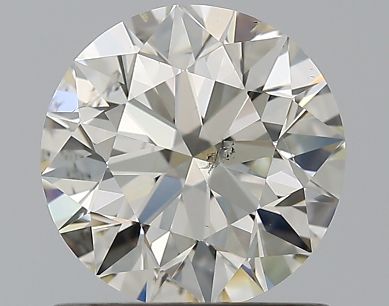 0.96 CaratK-SI1 EX Cut Round Diamond