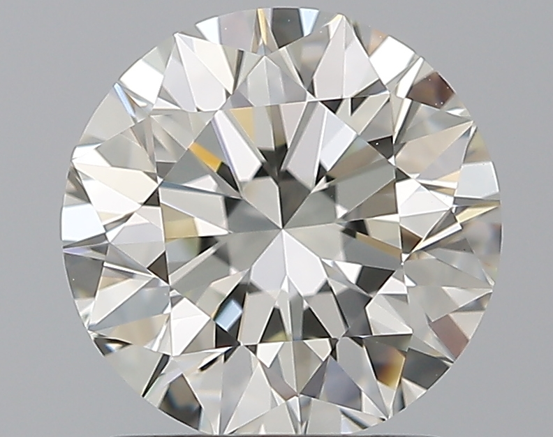 1.7 CaratJ-VVS2 EX Cut Round Diamond