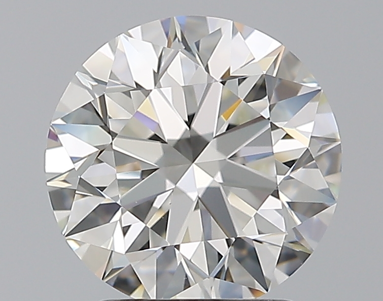 2.01 CaratH-VVS2 EX Cut Round Diamond