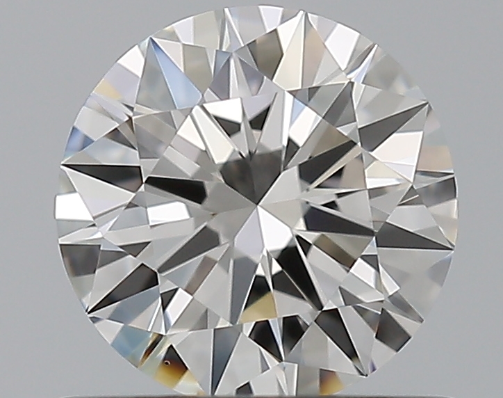 0.66 CaratF-VVS1 EX Cut Round Diamond