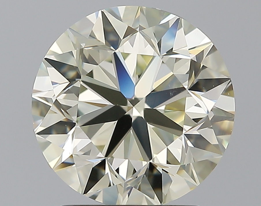 2.5 CaratQ-R-VVS1 VG Cut Round Diamond