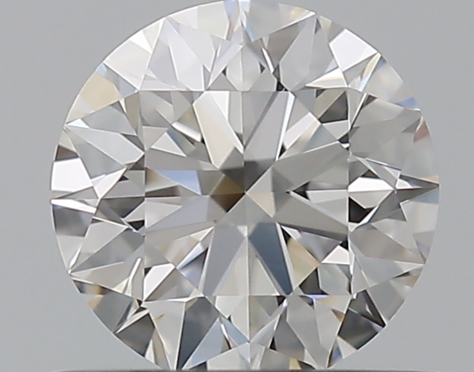 0.65 CaratF-VVS1 EX Cut Round Diamond