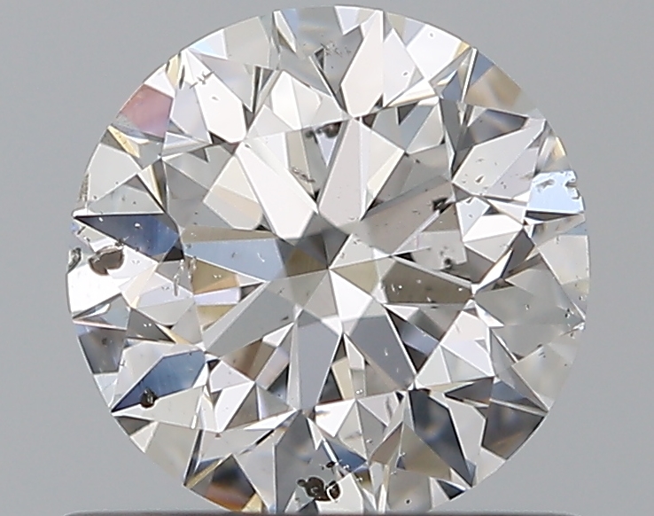 0.76 CaratE-SI2 EX Cut Round Diamond