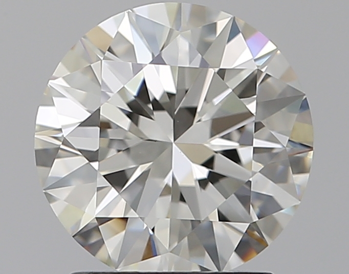 1.7 CaratJ-VS1 EX Cut Round Diamond