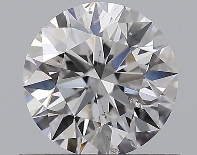 0.66 CaratE-SI1 EX Cut Round Diamond