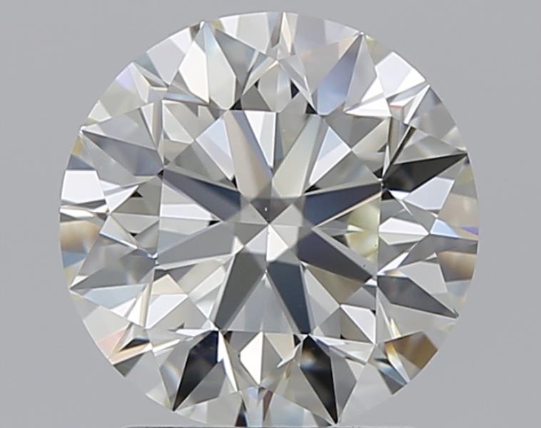 1.7 CaratK-VVS2 EX Cut Round Diamond