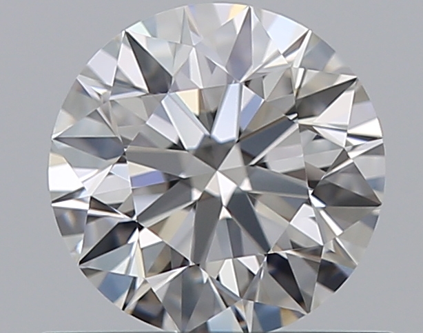 0.66 CaratE-VVS1 EX Cut Round Diamond