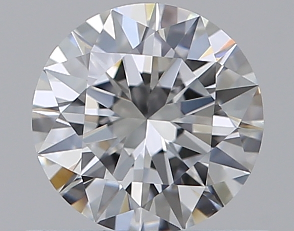 0.58 CaratE-VVS1 EX Cut Round Diamond