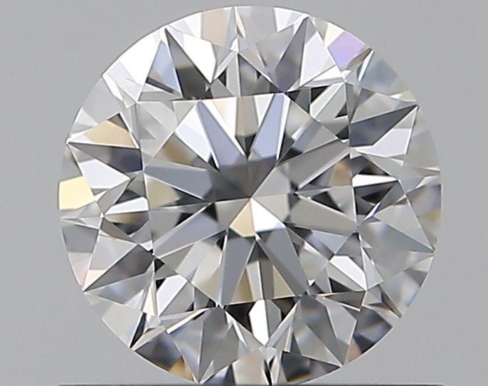 0.71 CaratD-VVS1 EX Cut Round Diamond