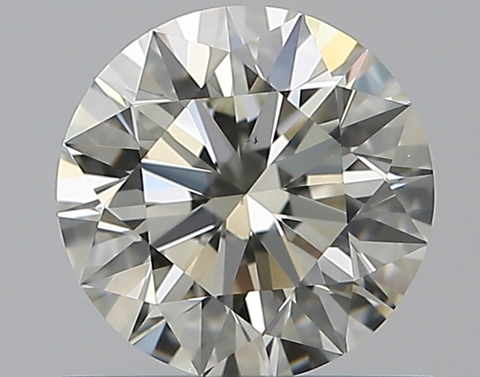 0.76 CaratL-VS1 EX Cut Round Diamond