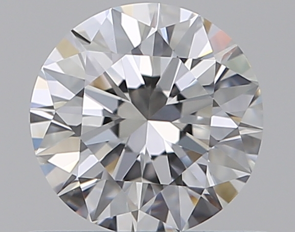 0.65 CaratF-VVS1 EX Cut Round Diamond
