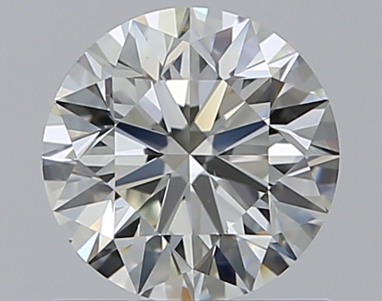 0.9 CaratJ-VS1 EX Cut Round Diamond