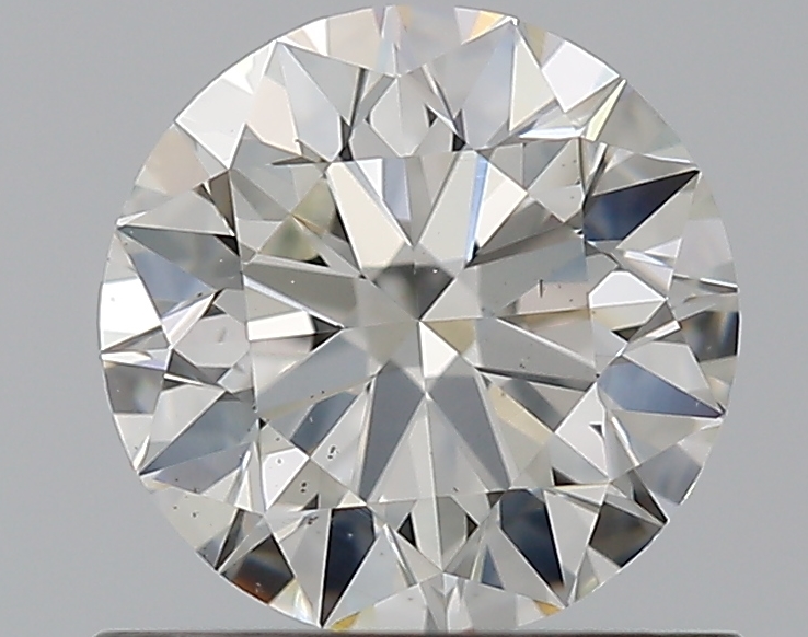 0.76 CaratI-VS2 EX Cut Round Diamond