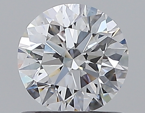 0.76 CaratE-VS2 EX Cut Round Diamond