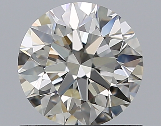 0.76 CaratK-VVS2 EX Cut Round Diamond