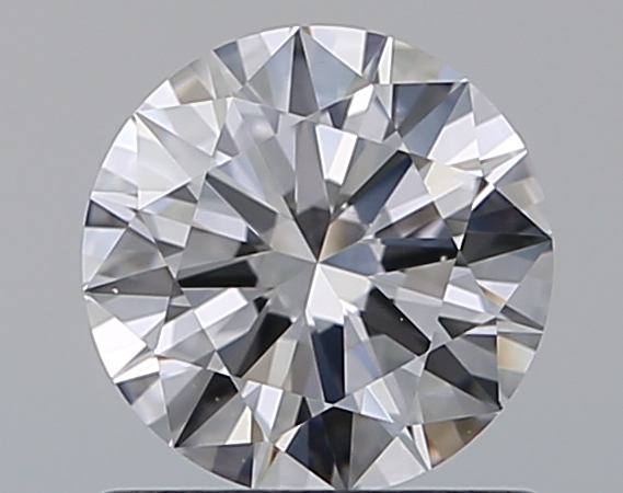 0.9 CaratD-VS2 EX Cut Round Diamond