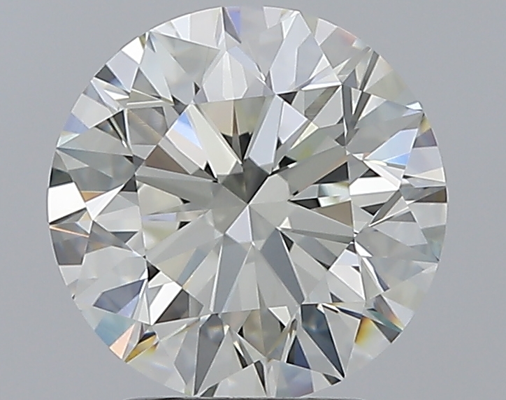 2.51 CaratL-VVS2 EX Cut Round Diamond